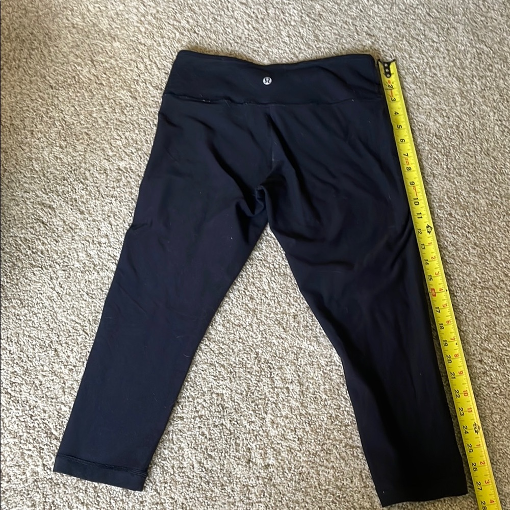 lululemon athletica Black Leggings cropped